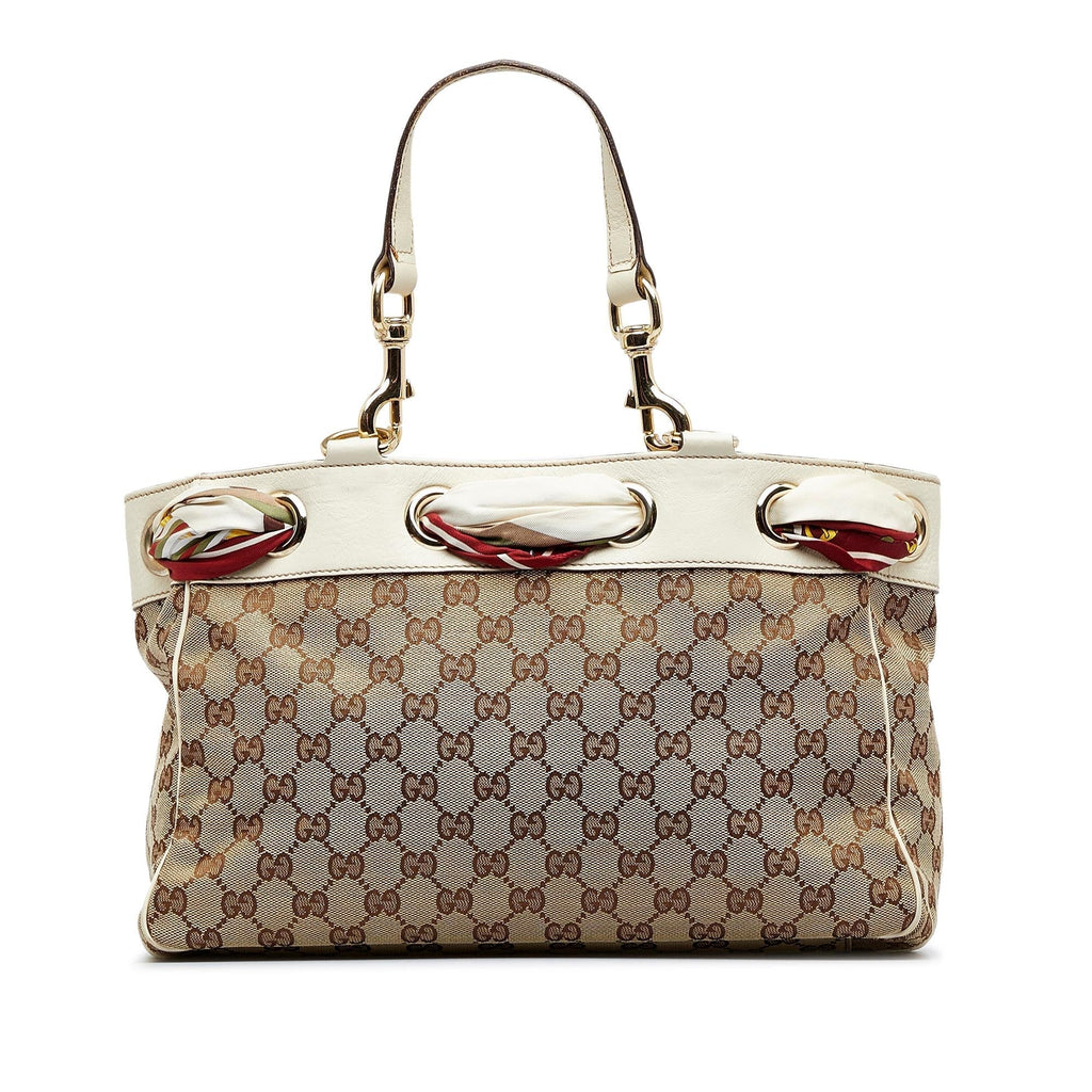 Gucci GG Canvas Positano Tote Bag