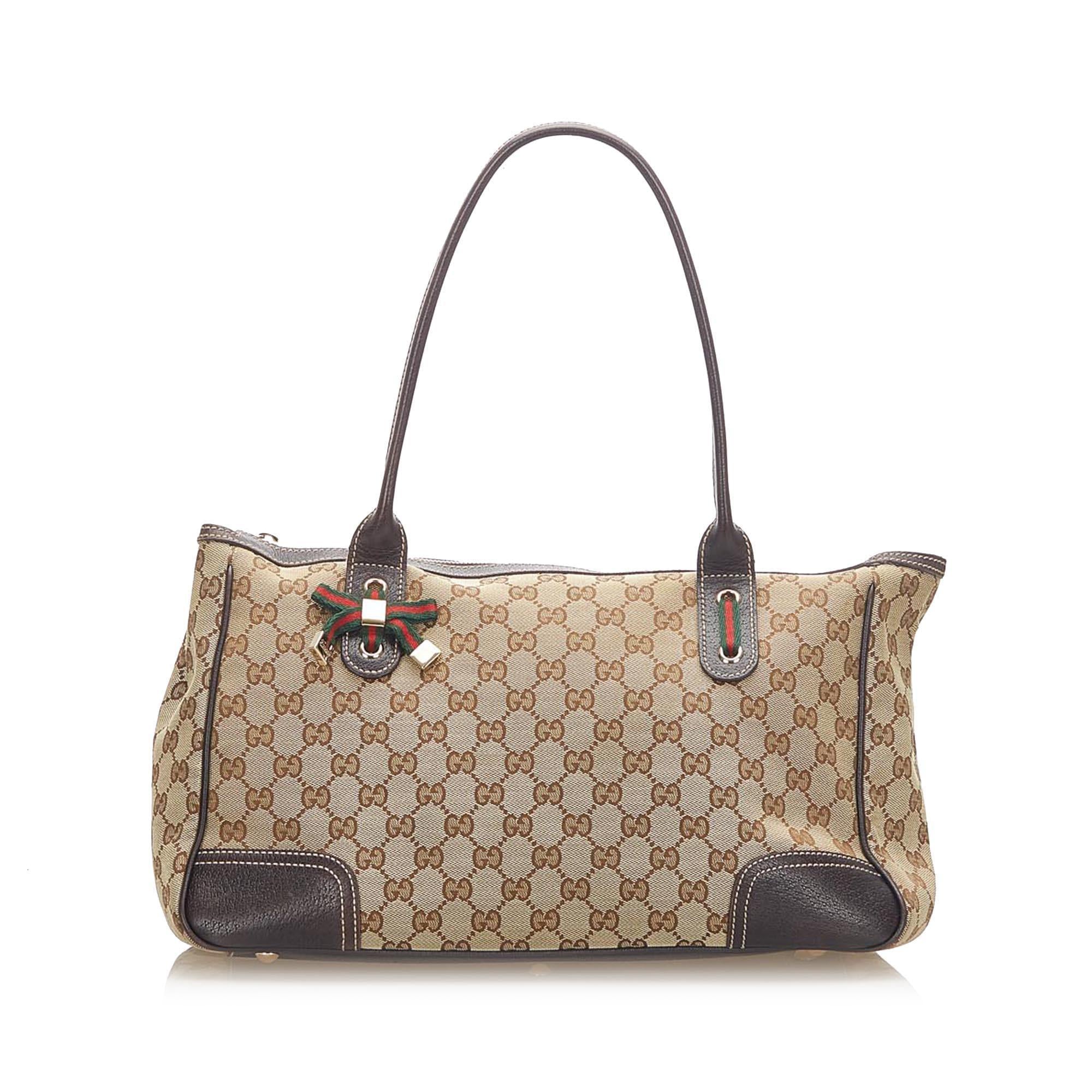 Gucci GG Canvas Princy Tote Bag