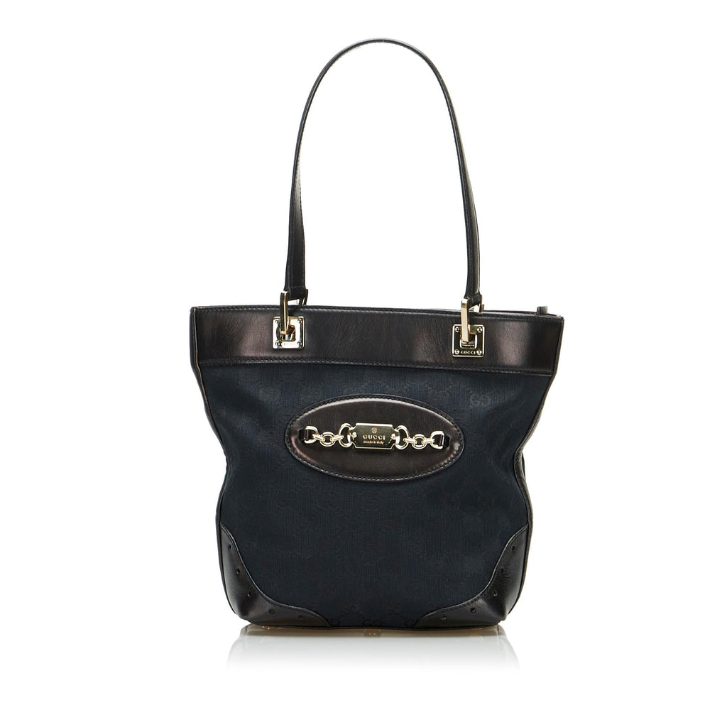 Gucci GG Canvas Punch Tote