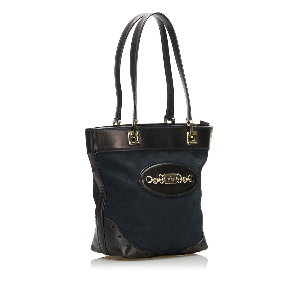 Gucci GG Canvas Punch Tote