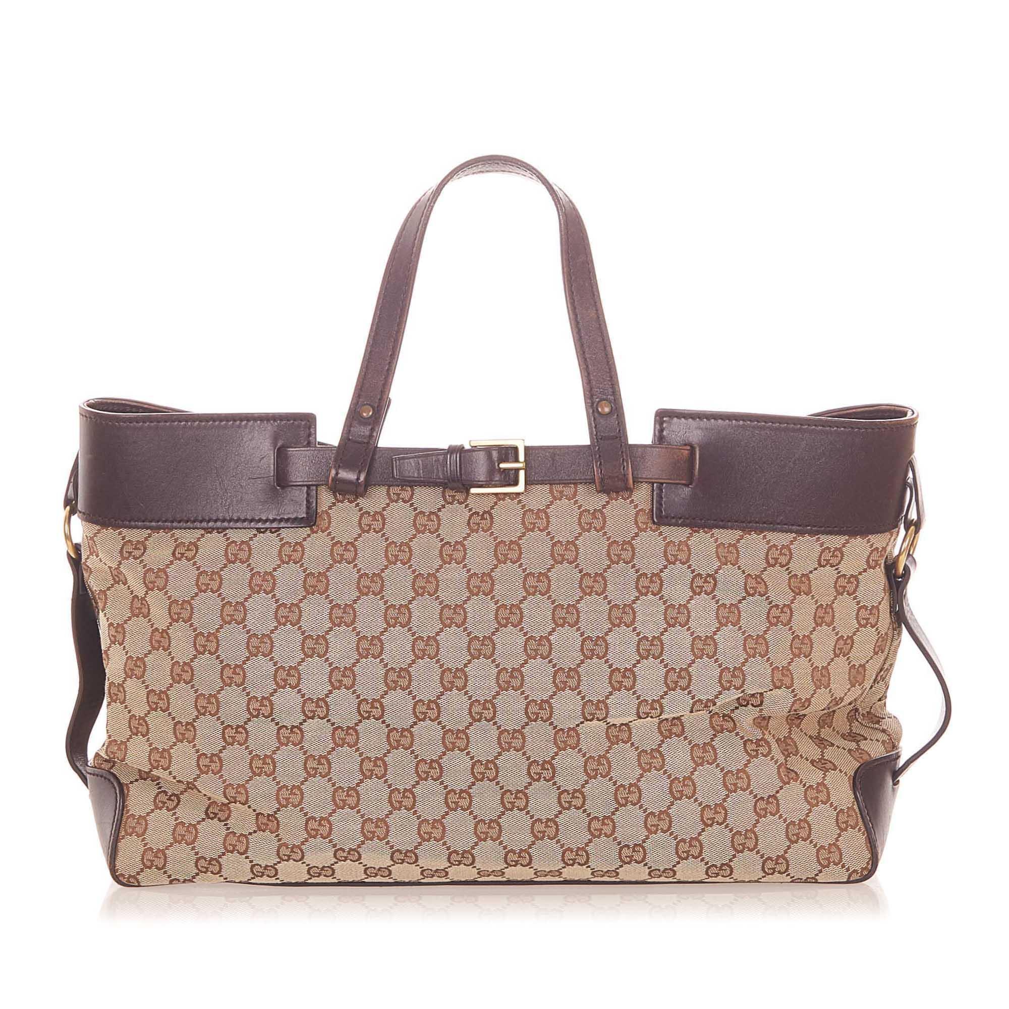 Gucci GG Canvas Tote Bag (SHG-19729)