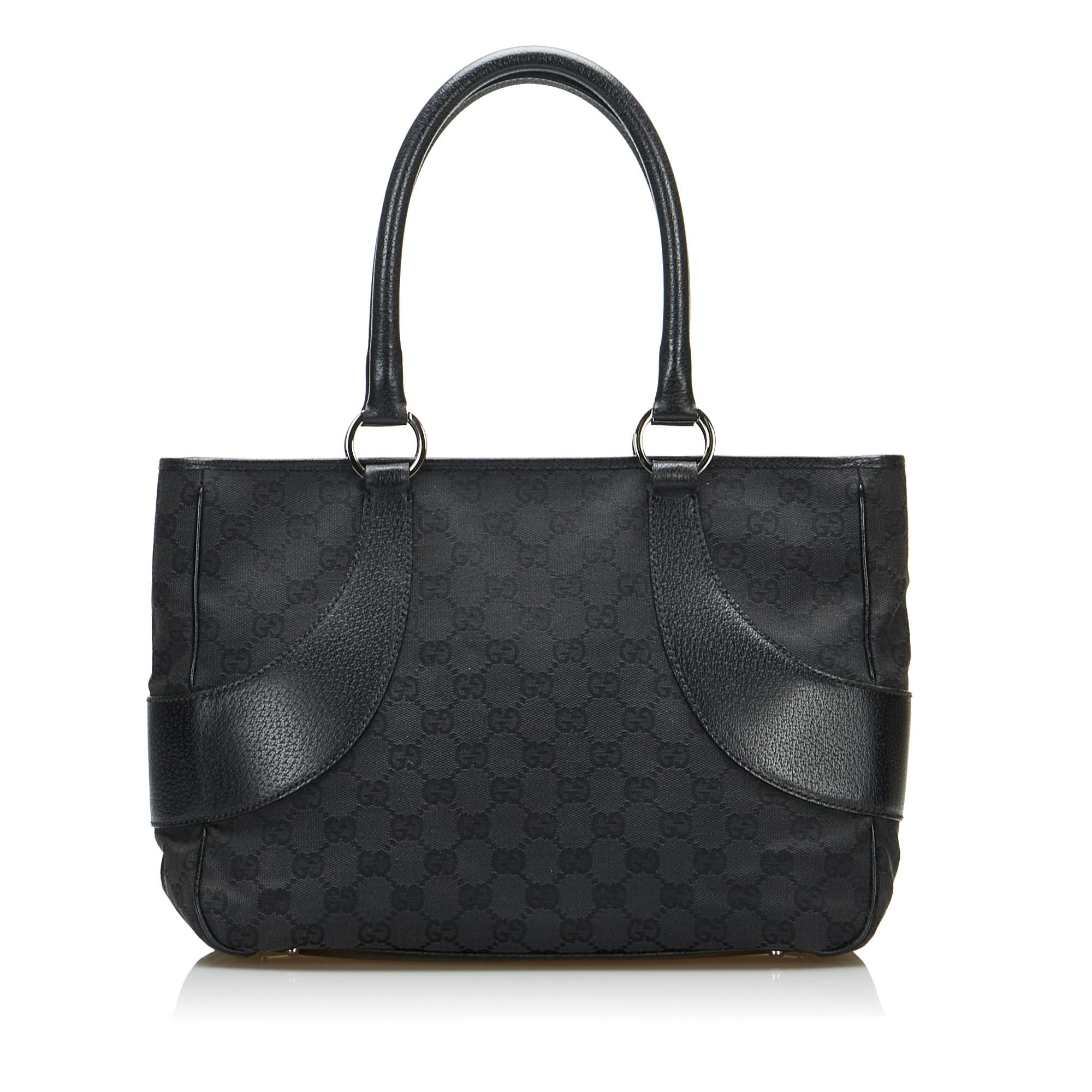 Gucci GG Canvas Tote (SHG-JFwITP)