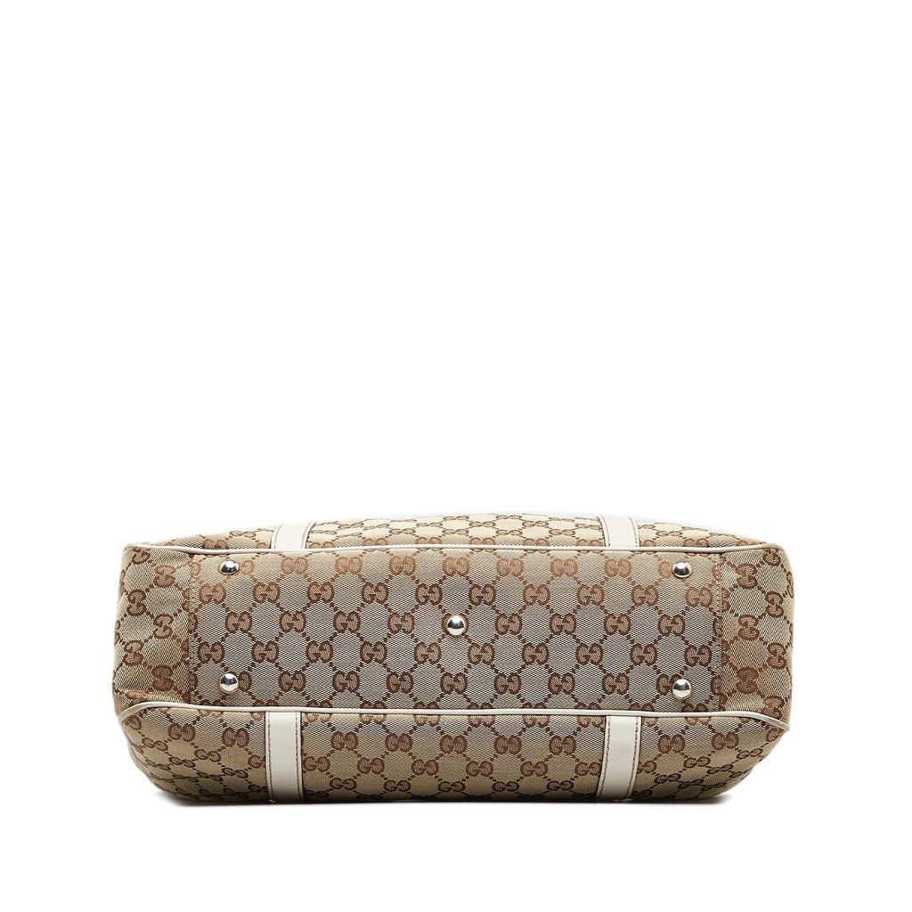 Gucci GG Canvas Twins Tote (SHG-aoHNja)