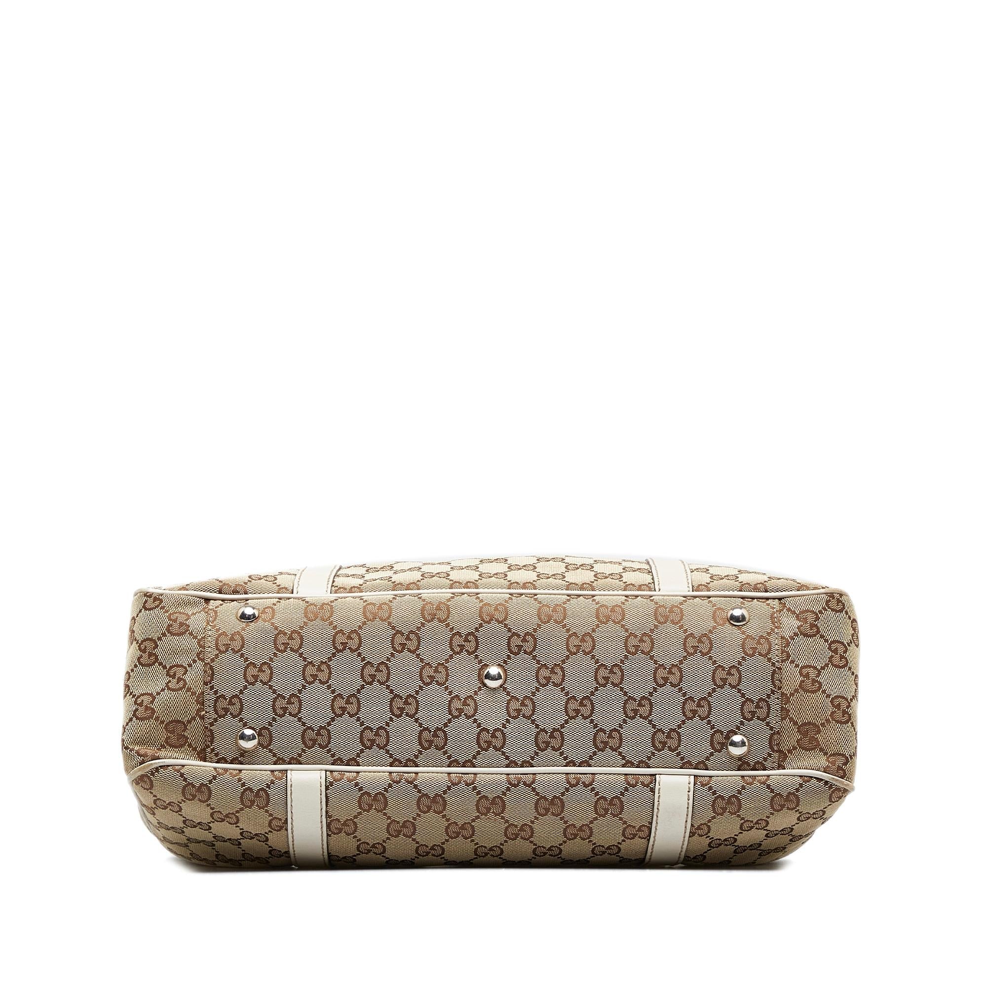 Gucci GG Canvas Twins Tote (SHG-aoHNja)