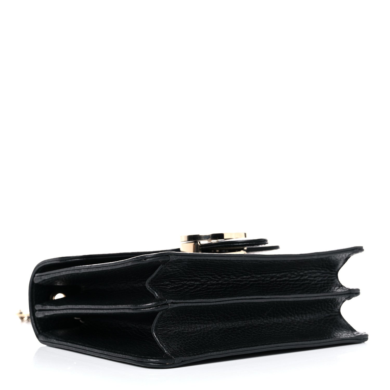 Gucci Black Interlocking GG Leather Crossbody Bag