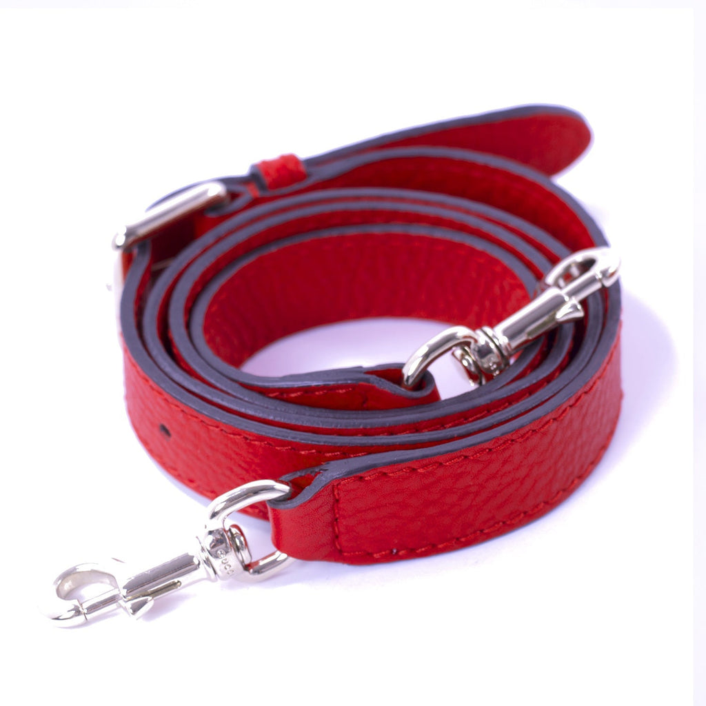 Gucci Bella Red Leather Shoulder Bag