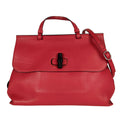 Gucci Gucci Bamboo Daily top handle bag in red leather - '10s