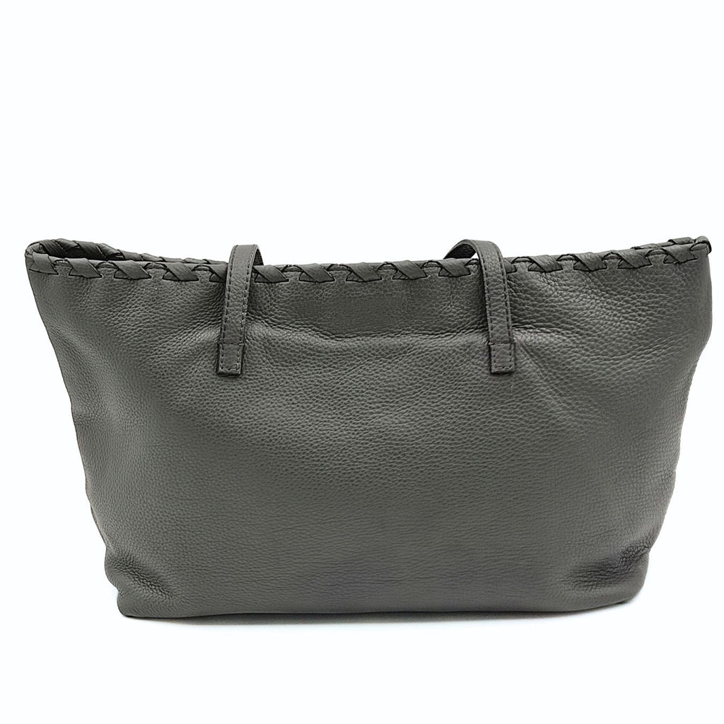 Gucci Gucci Shopper Tote Bamboo bag in gray leather - '10s