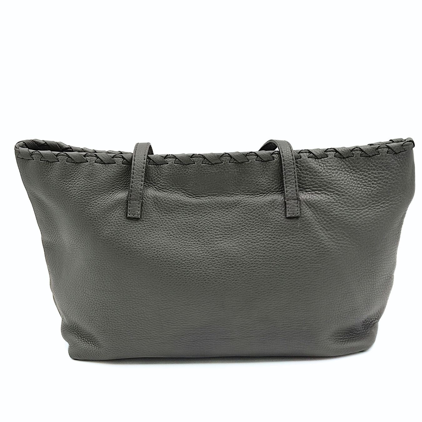 Gucci Gucci Shopper Tote Bamboo bag in gray leather - '10s