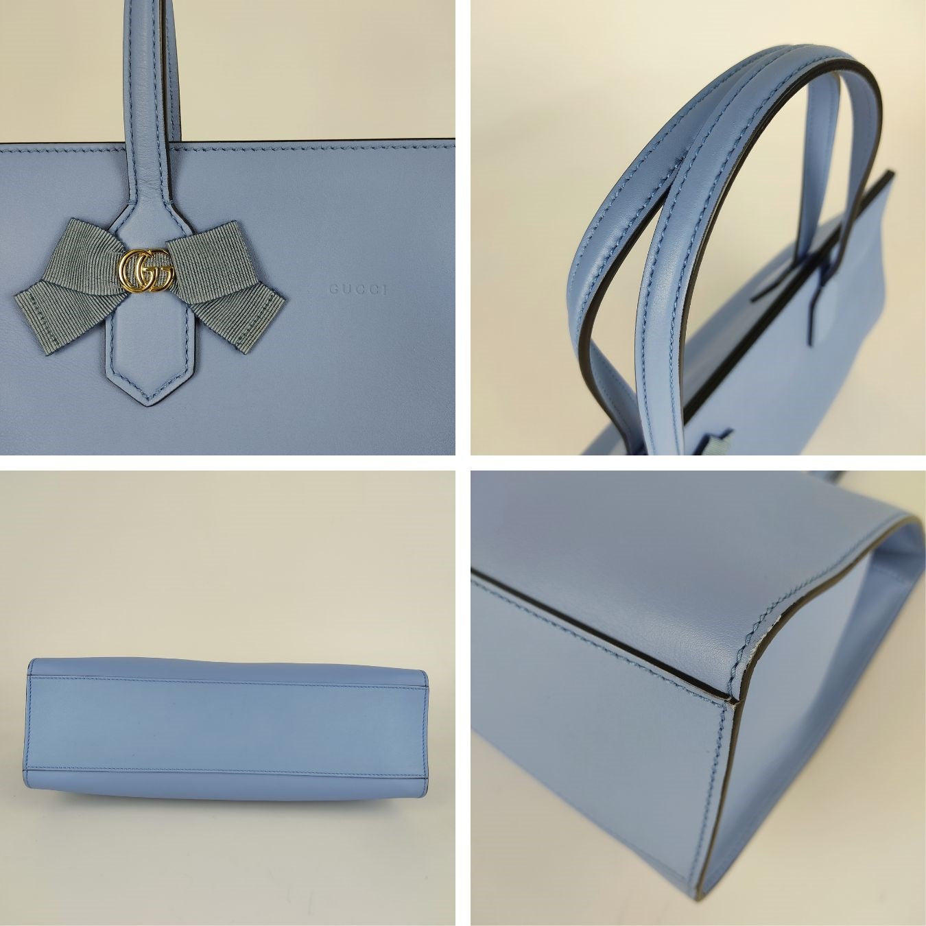 Gucci Gucci Shopper handbag in light blue leather Japan Exclusive - '10s