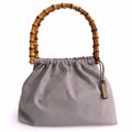 Gucci Gucci Bamboo GG handbag in lilac canvas - '10s