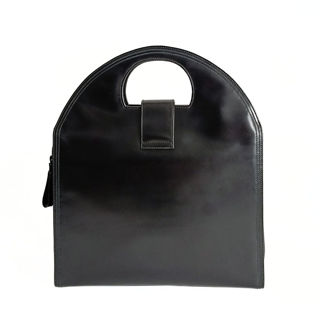 Gucci Gucci vintage black leather handbag - '10s