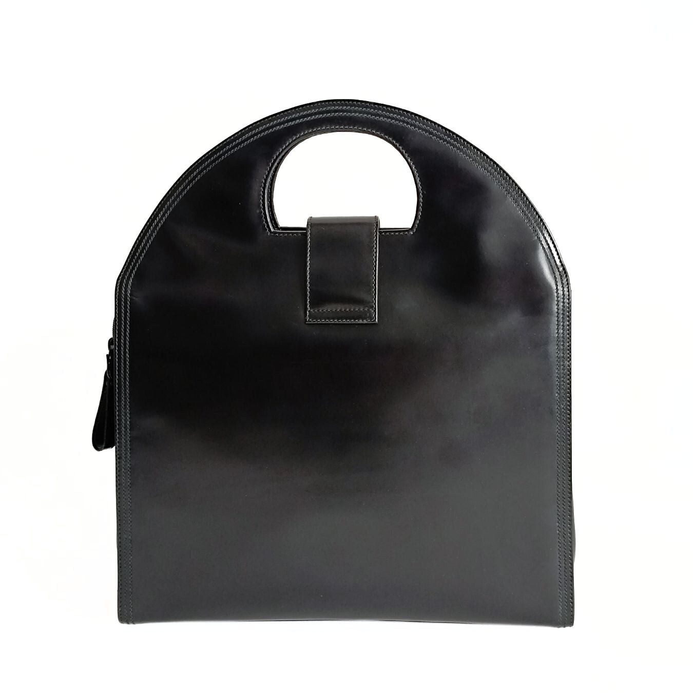 Gucci Gucci vintage black leather handbag - '10s