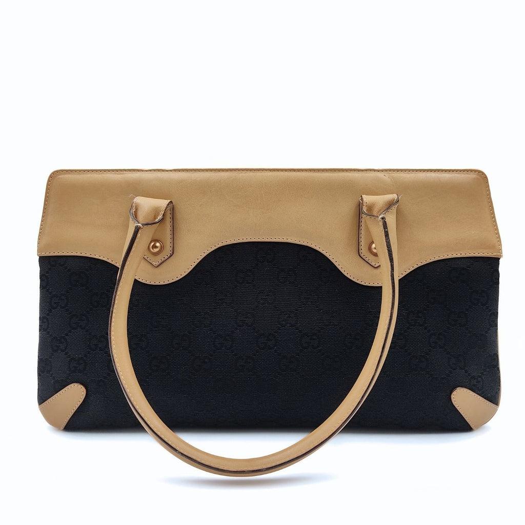 Gucci Gucci Horsebit Chain shoulder bag in canvas and leather - '10s