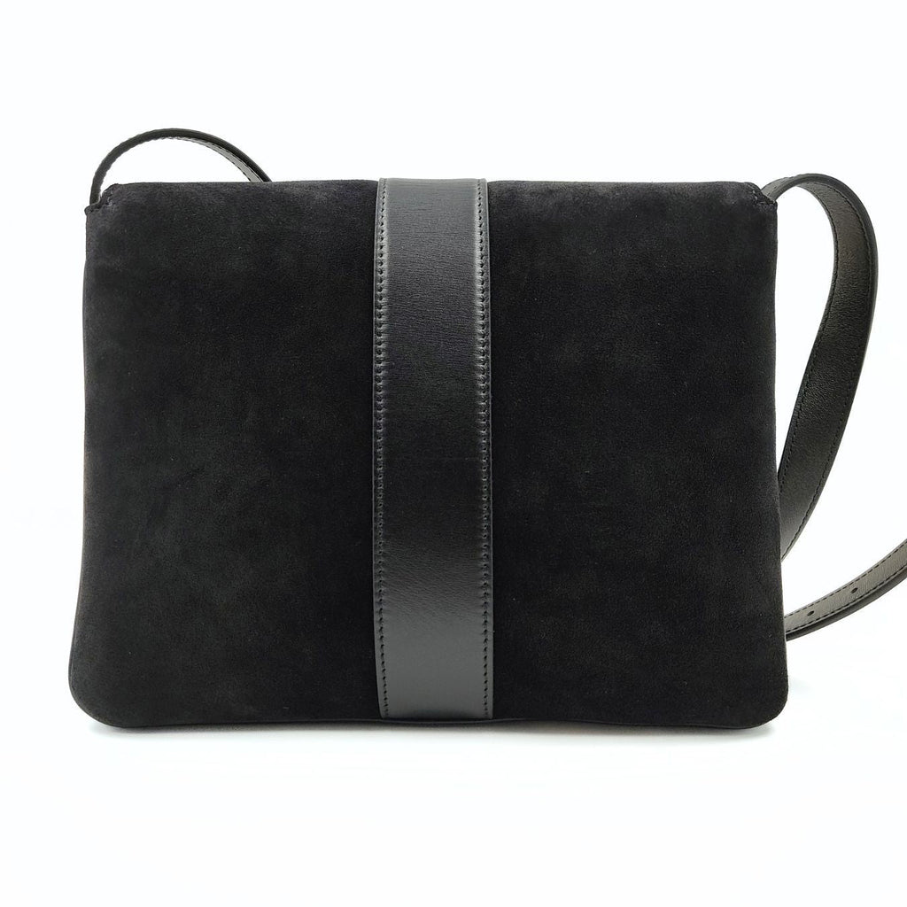 Gucci Gucci Arli shoulder bag in black suede - '10s