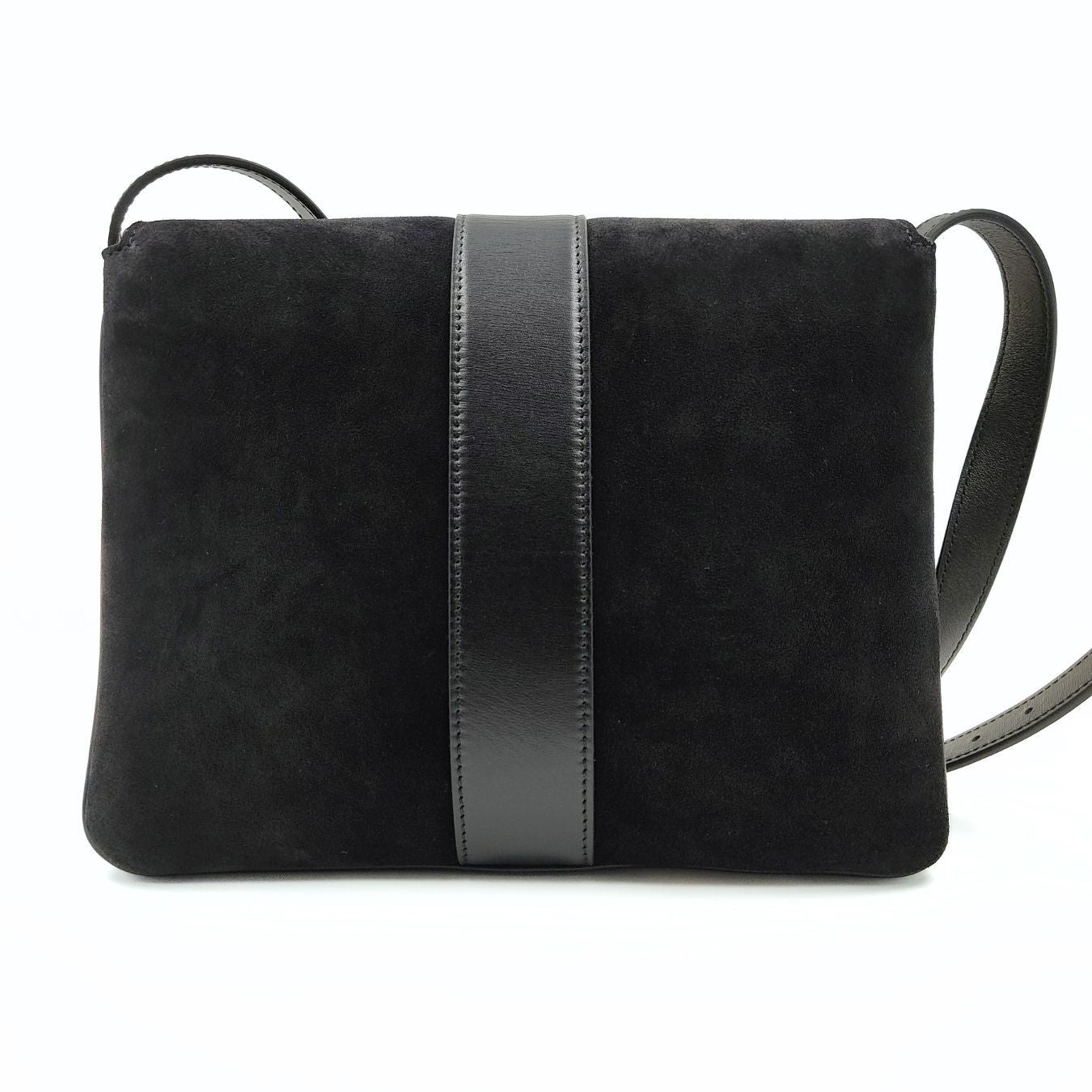 Gucci Gucci Arli shoulder bag in black suede - '10s