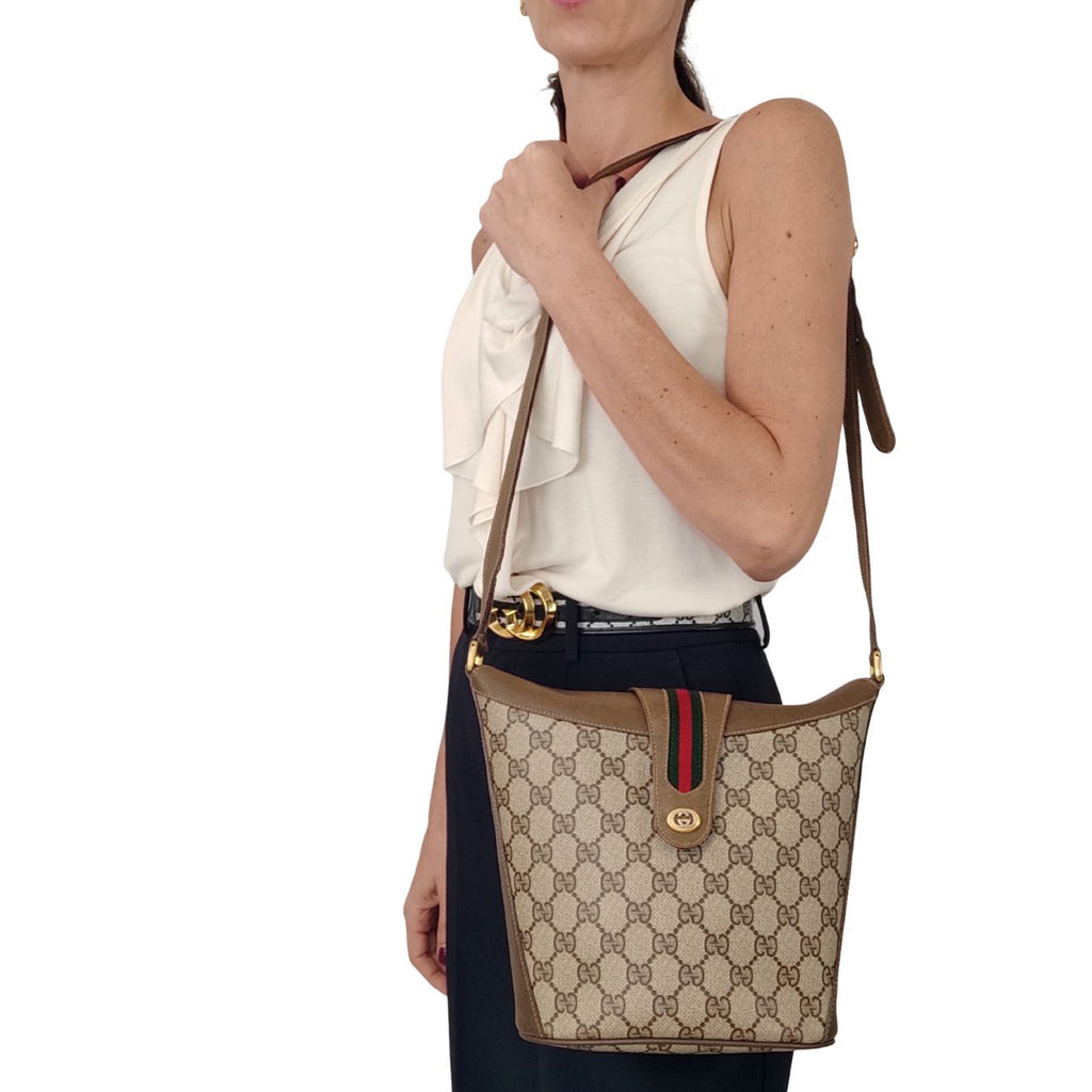 Gucci Gucci vintage bucket bag Web line - '10s