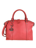 Gucci Gucci shoulder bag in coral red leather - '10s