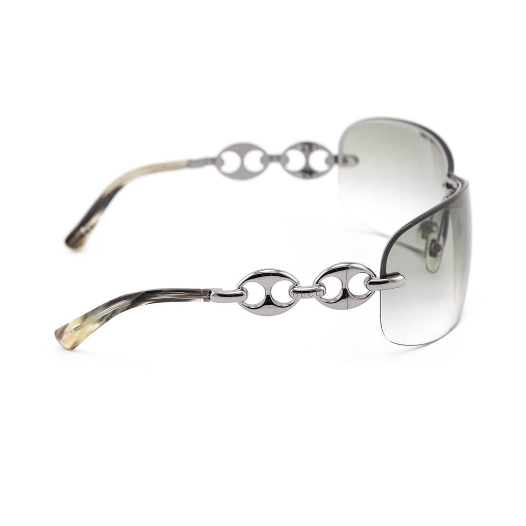 Gucci Marina Chain Shield Sunglasses
