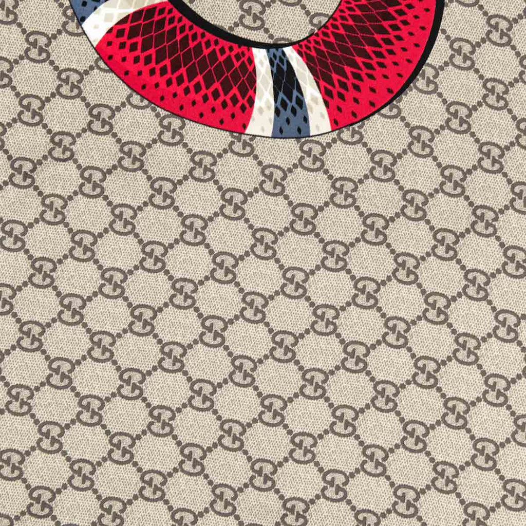Gucci Monogram GG King Snake Silk 90 Scarf
