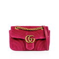 Mini Velvet Marmont - Fuschia