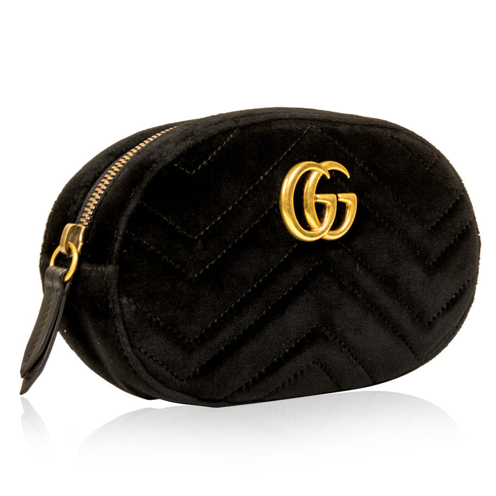 Marmont Belt Bag - Black Velvet