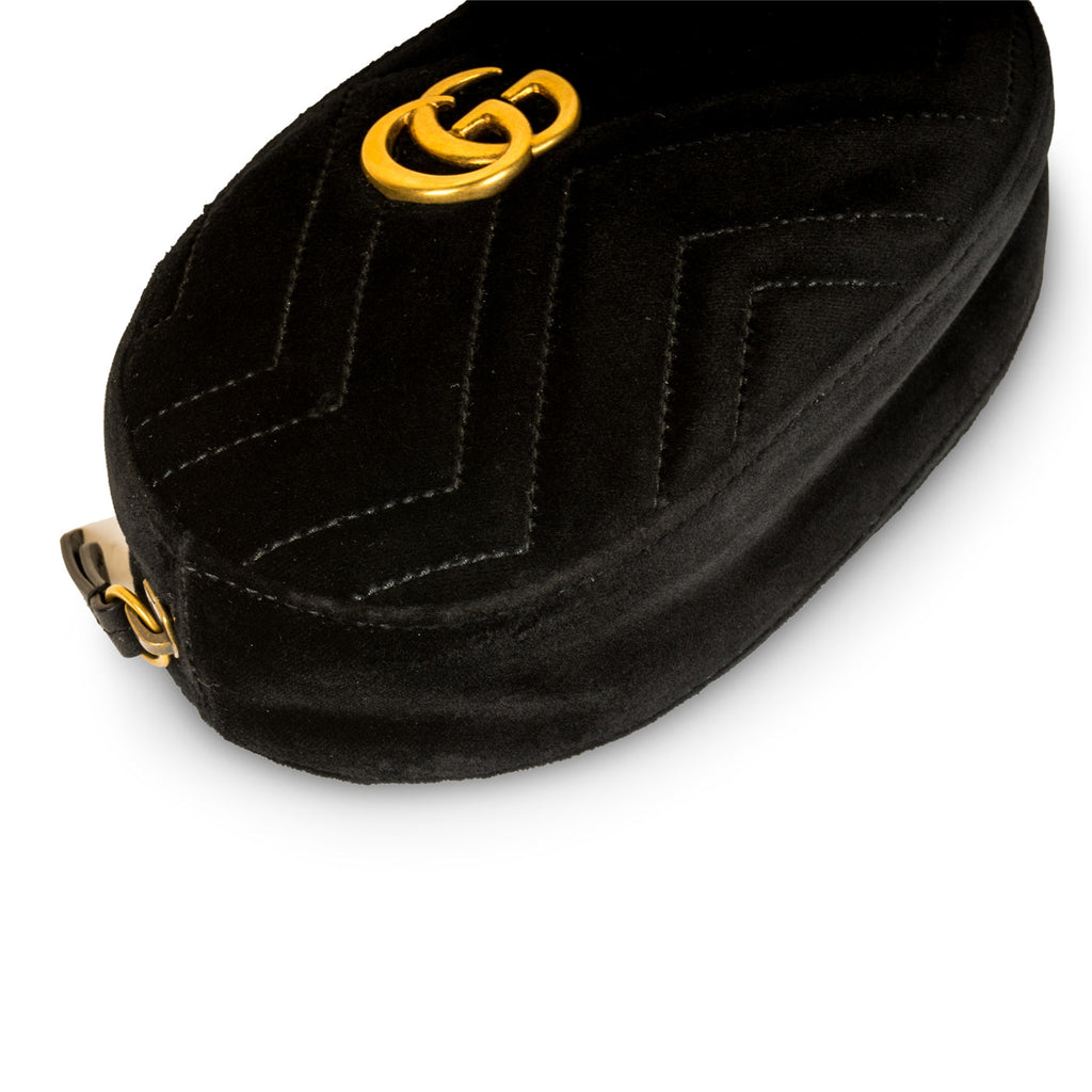Marmont Belt Bag - Black Velvet