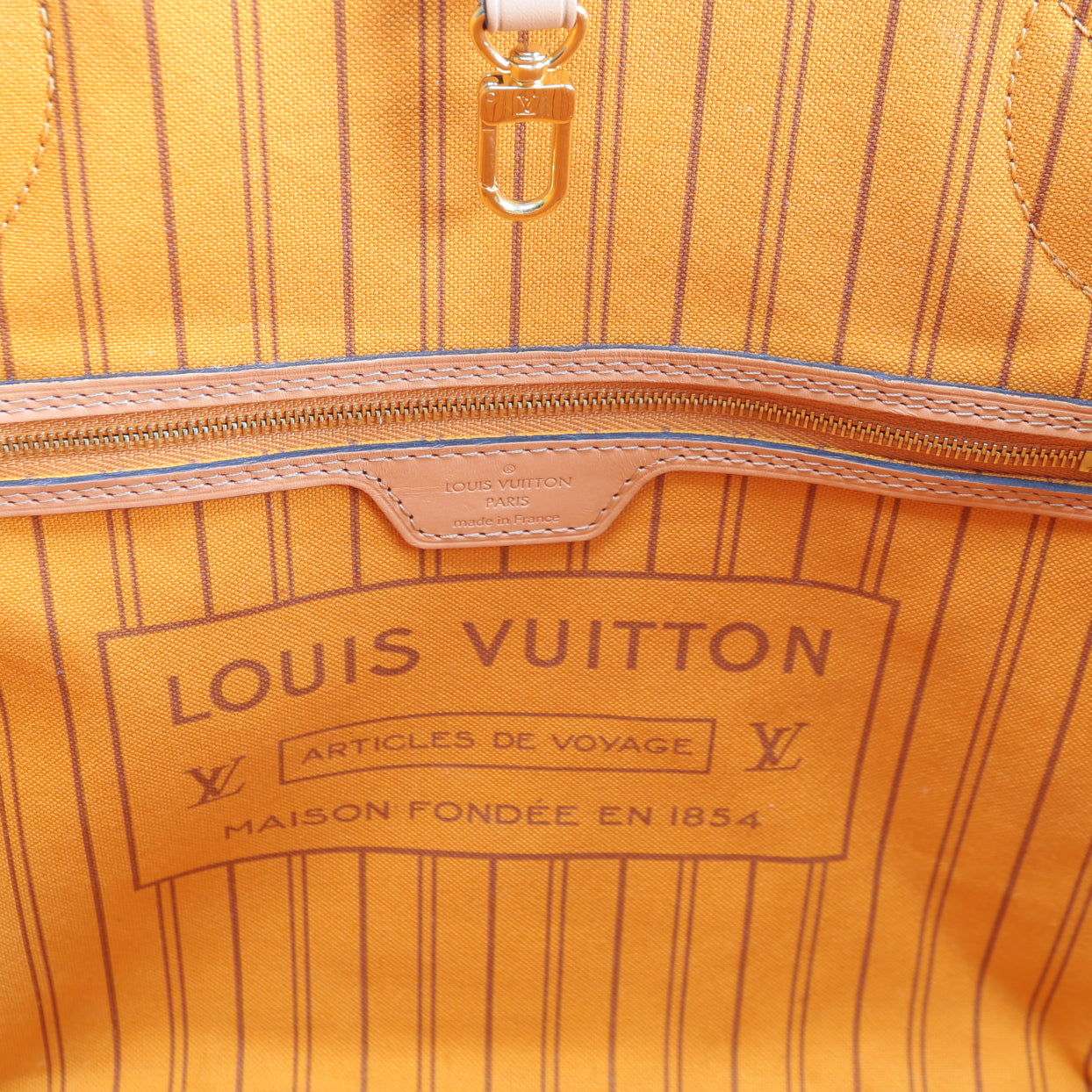 LOUIS VUITTON Neverfull MM Damier Azur Braided w/Pouch