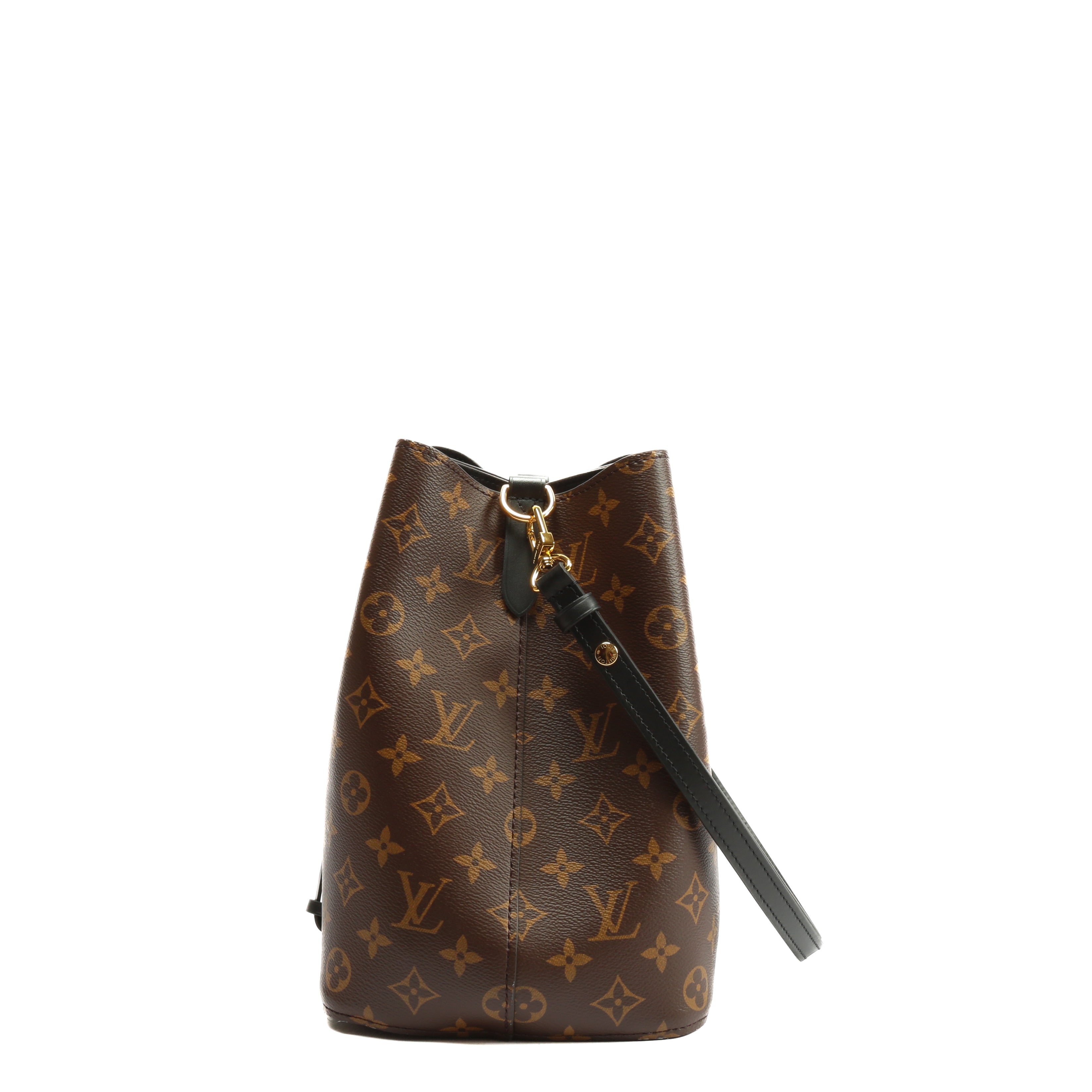 LOUIS VUITTON NéoNoé MM Monogram w/Blk Trim