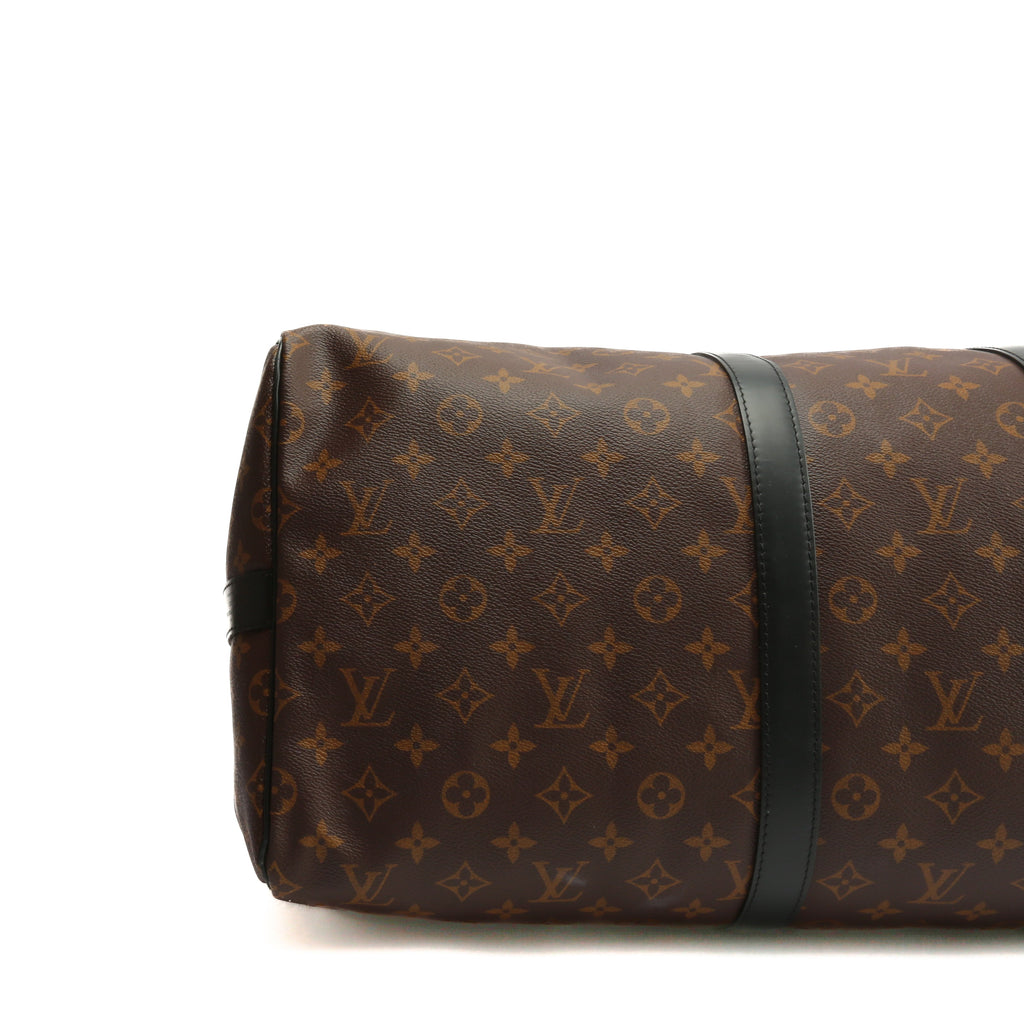 LOUIS VUITTON Keepall BandouliÃƒÆ’Ã‚Â¨re 55 Monogram Macassar
