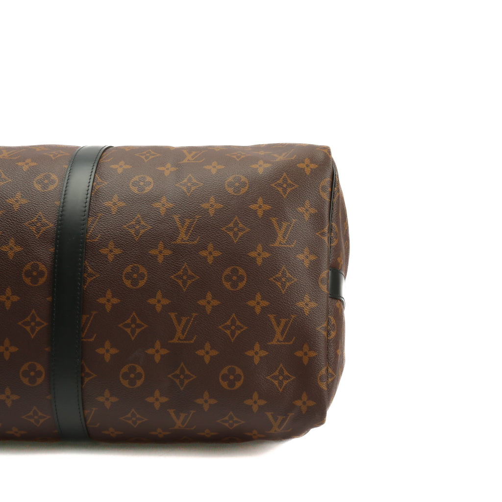 LOUIS VUITTON Keepall BandouliÃƒÆ’Ã‚Â¨re 55 Monogram Macassar