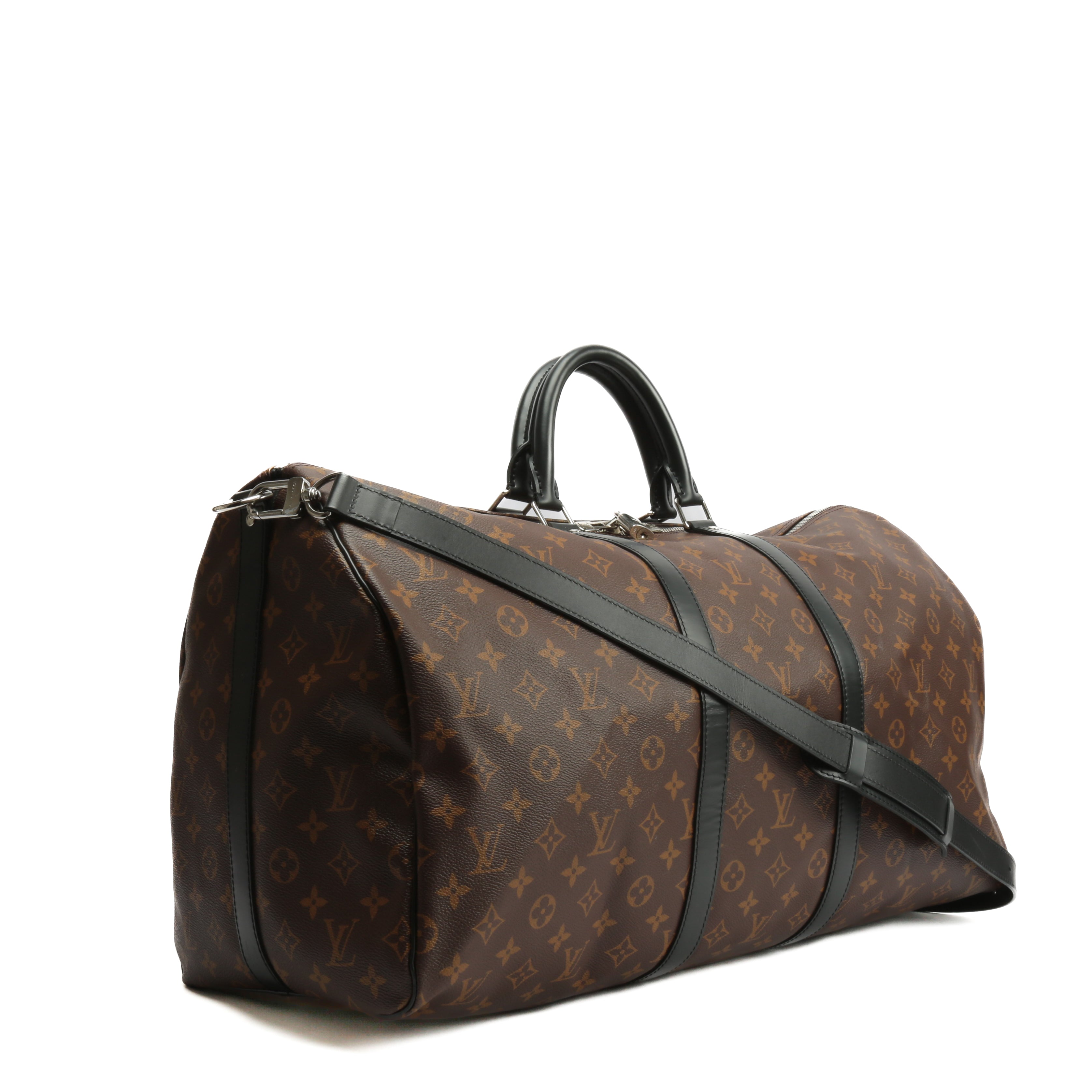 LOUIS VUITTON Keepall BandouliÃƒÆ’Ã‚Â¨re 55 Monogram Macassar