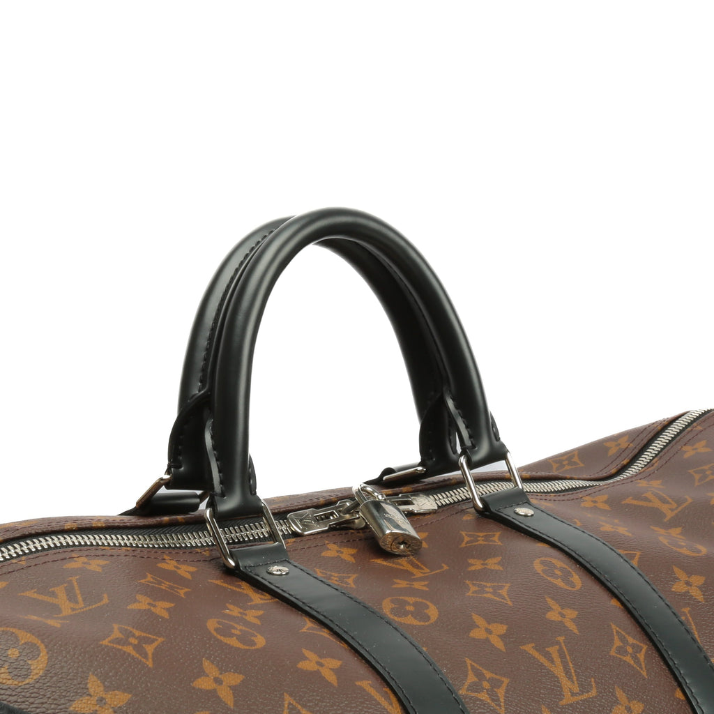 LOUIS VUITTON Keepall BandouliÃƒÆ’Ã‚Â¨re 55 Monogram Macassar