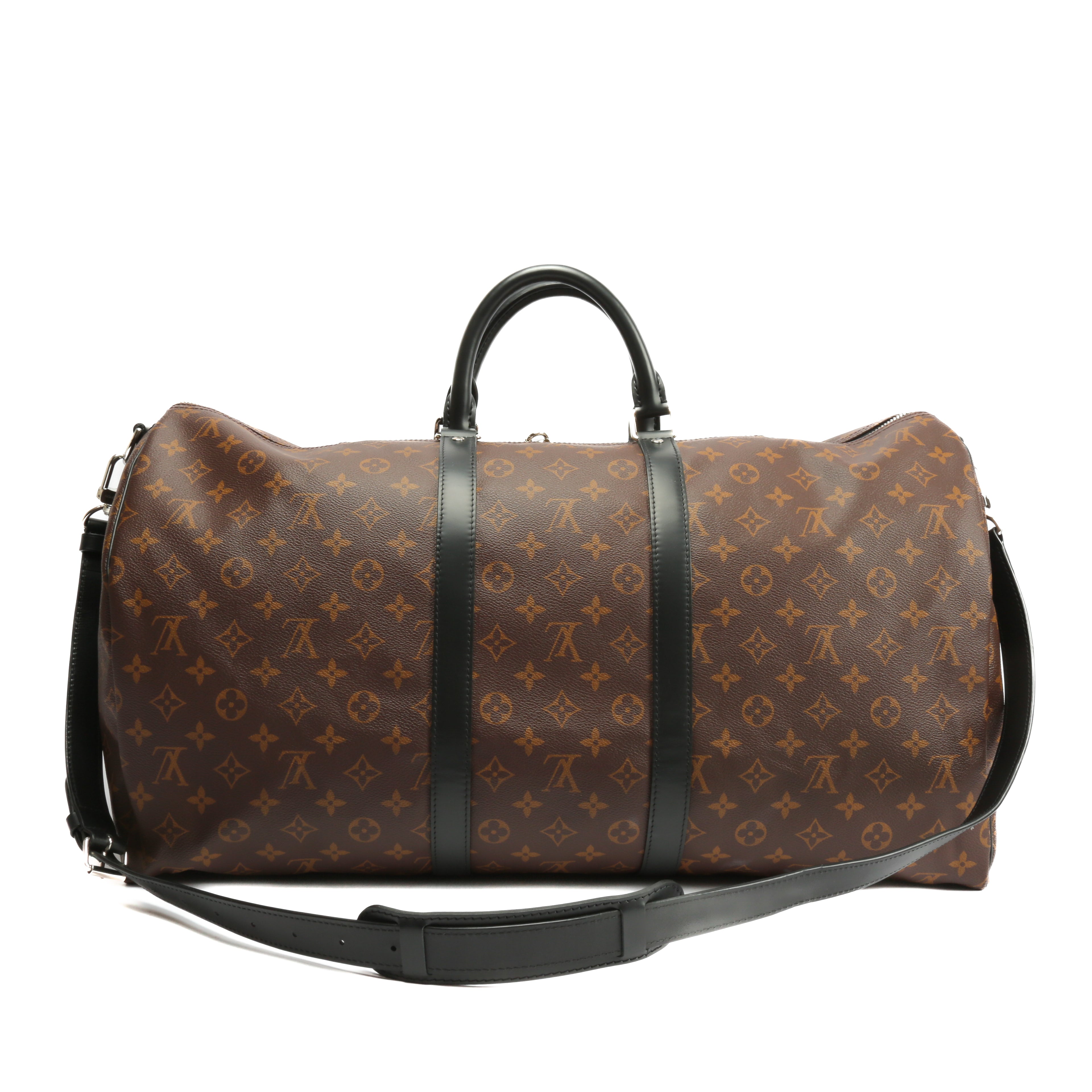 LOUIS VUITTON Keepall BandouliÃƒÆ’Ã‚Â¨re 55 Monogram Macassar