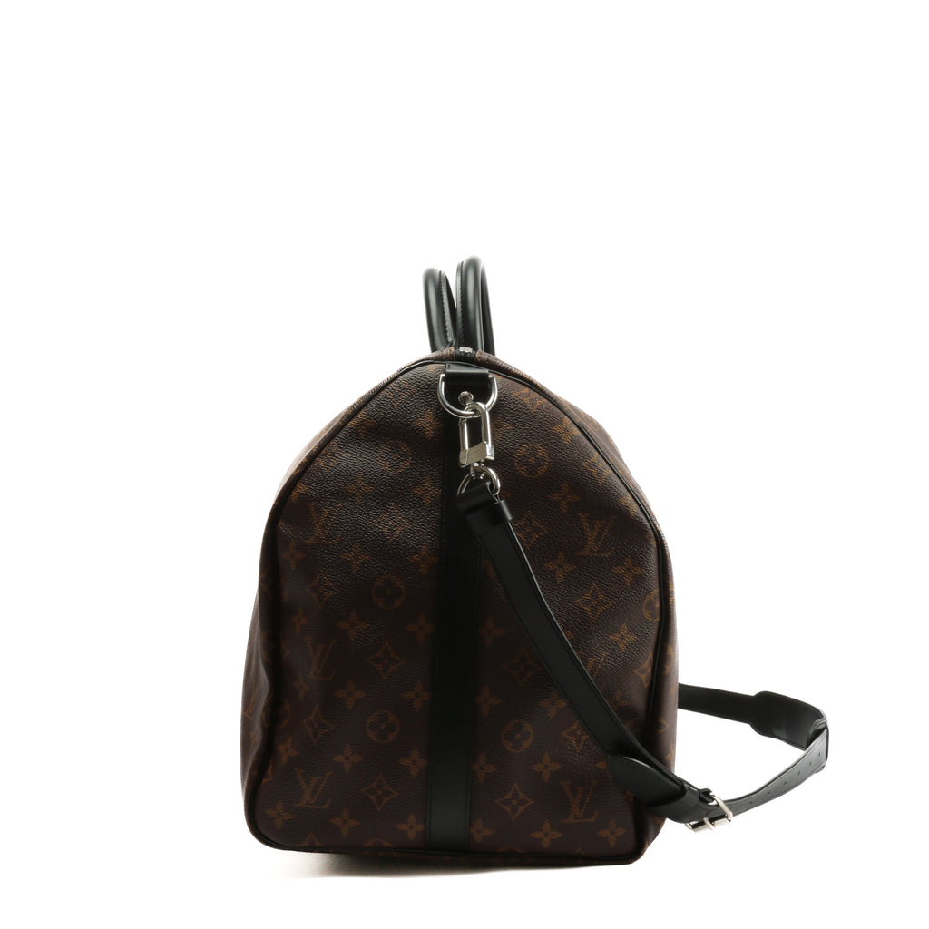 LOUIS VUITTON Keepall BandouliÃƒÆ’Ã‚Â¨re 55 Monogram Macassar