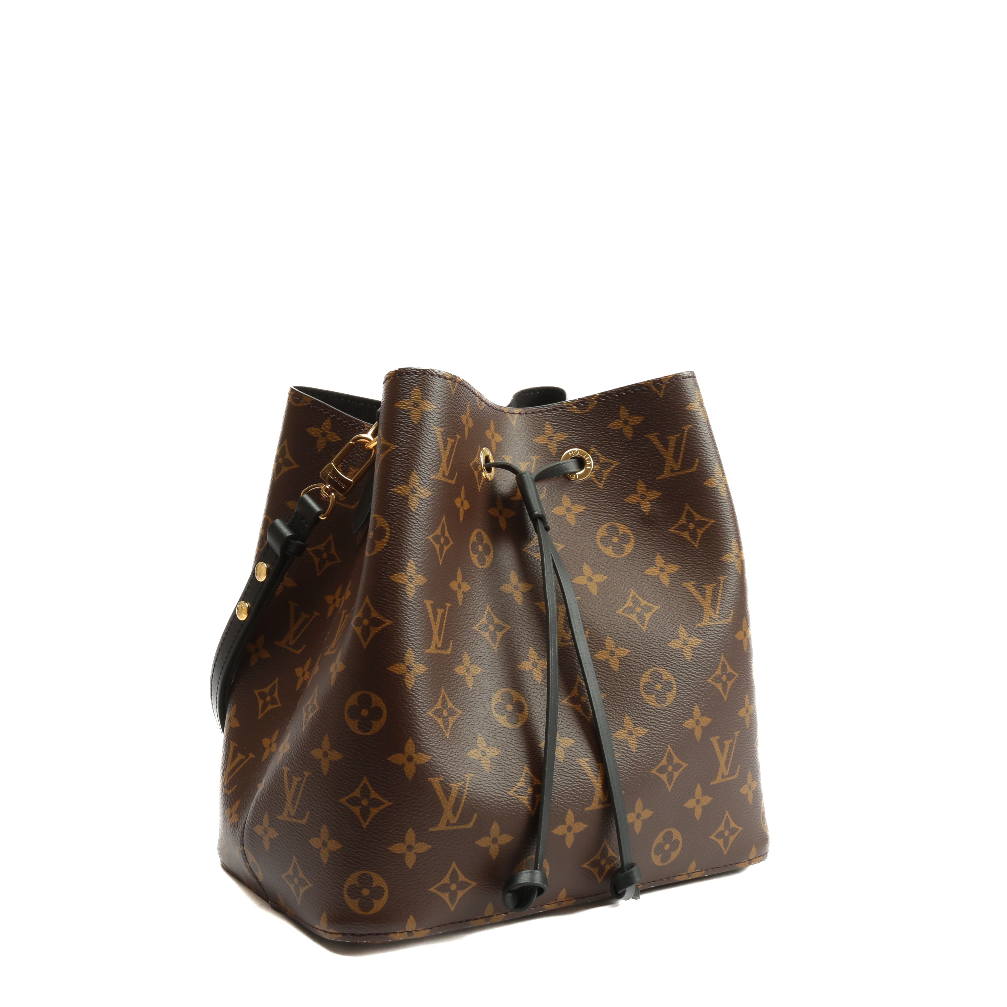 LOUIS VUITTON NéoNoé MM Monogram w/Blk Trim
