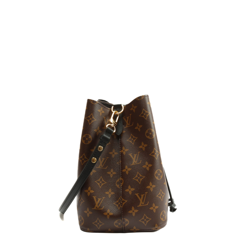 LOUIS VUITTON NéoNoé MM Monogram w/Blk Trim