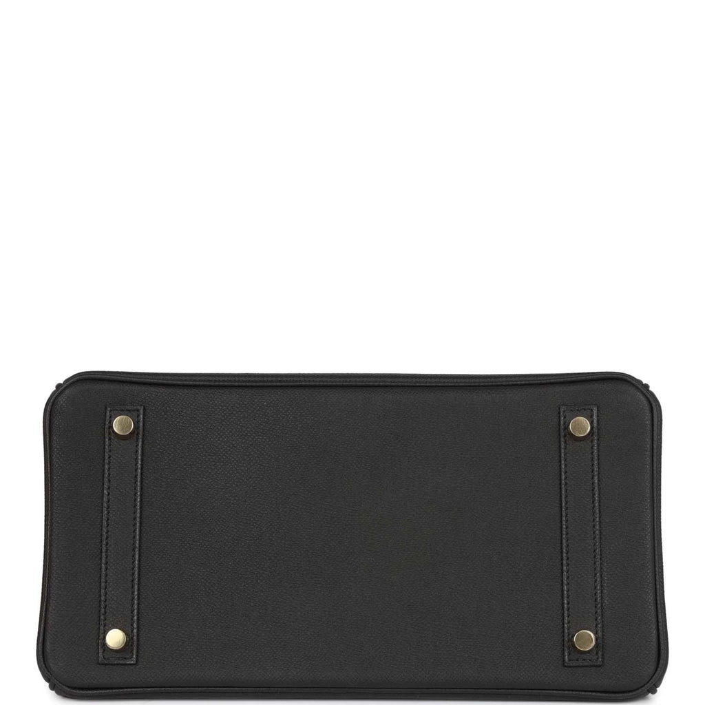 Hermes Birkin 30 Black Epsom Gold Hardware