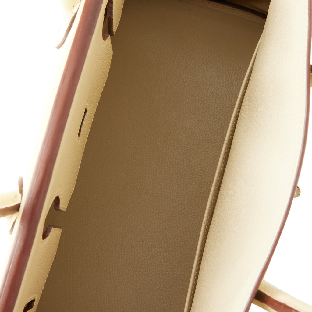 Hermes Birkin 35 Parchemin Epsom Palladium Hardware