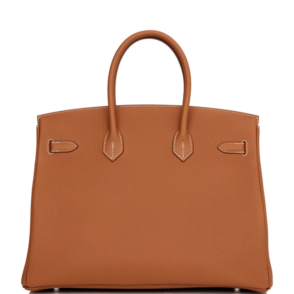 Hermes Birkin 35 Gold Togo Palladium Hardware
