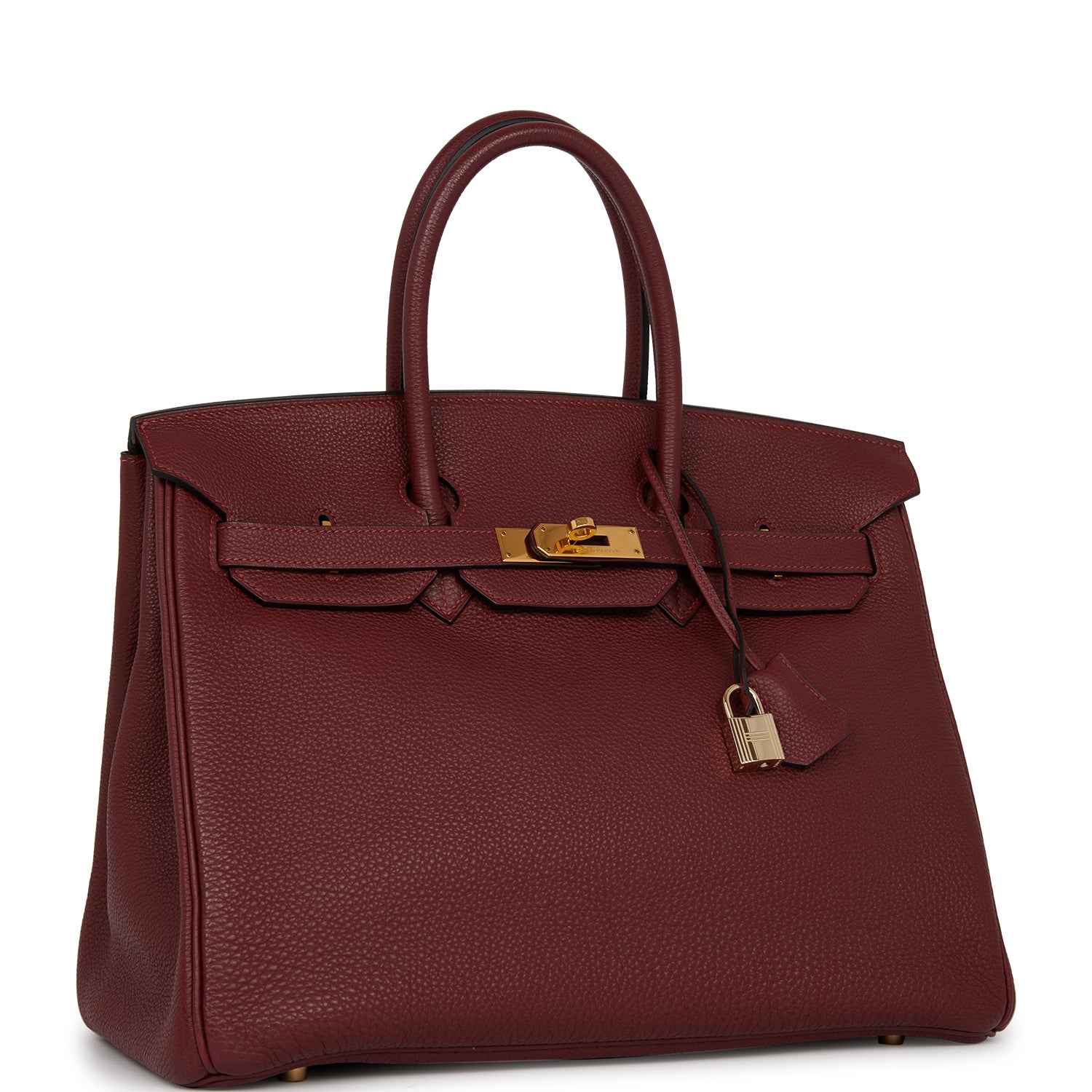 Hermes Birkin 35 Rouge H Togo Gold Hardware