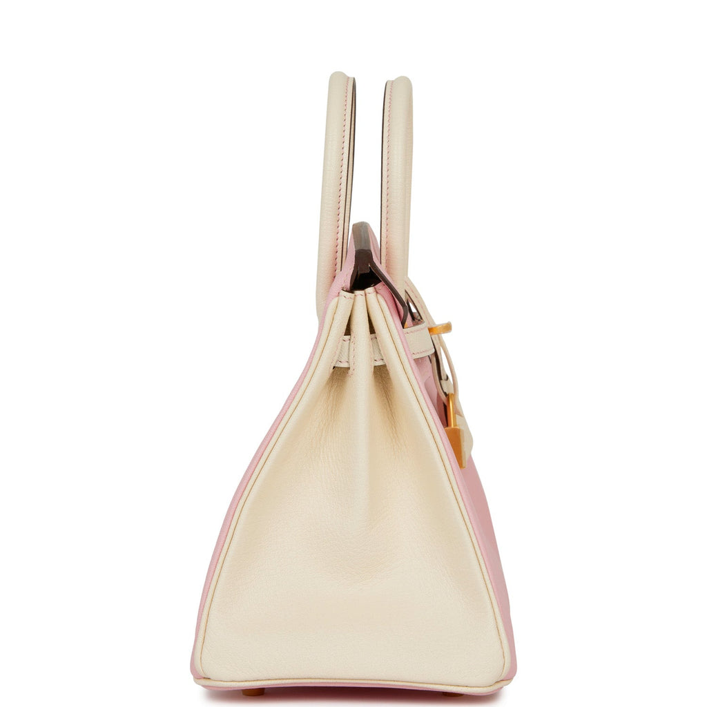 Hermes Special Order (HSS) Birkin 25 Rose Sakura and Nata ChÃƒÆ’Ã‚Â¨vre Brushed Gold Hardware