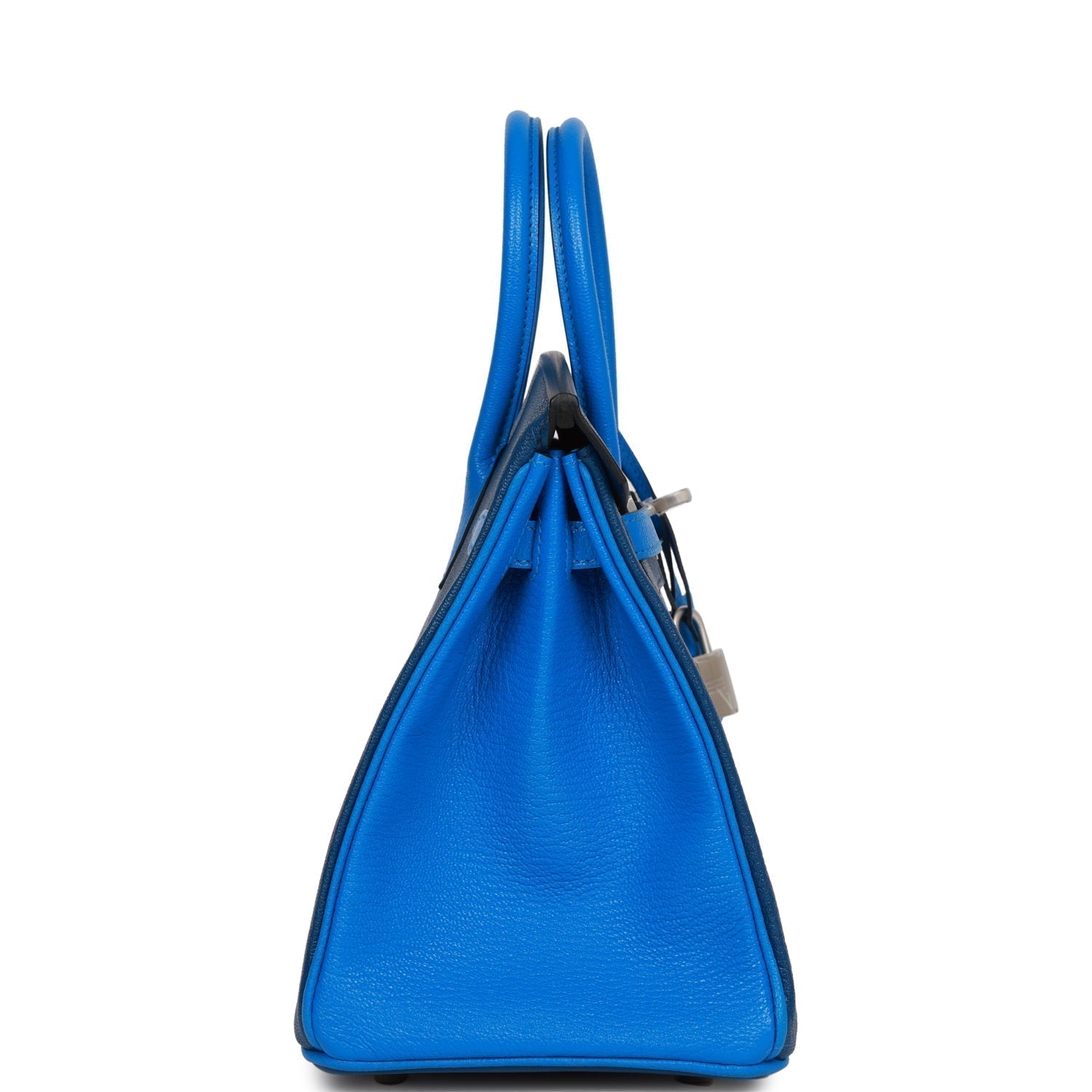 Hermes Special Order (HSS) Birkin 25 Bleu Hydra and Bleu Saphir ChÃƒÆ’Ã‚Â¨vre Brushed Palladium Hardware