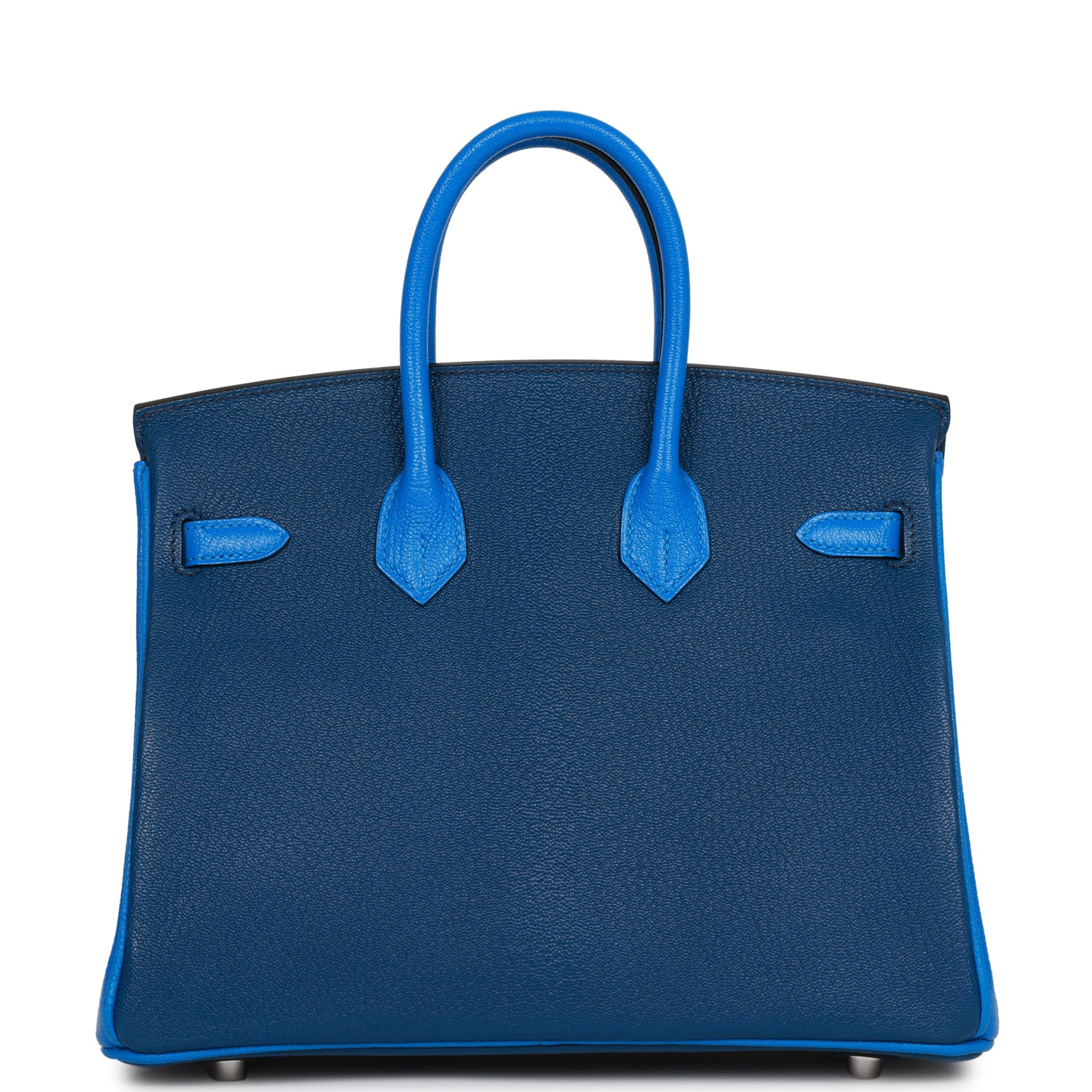 Hermes Special Order (HSS) Birkin 25 Bleu Hydra and Bleu Saphir ChÃƒÆ’Ã‚Â¨vre Brushed Palladium Hardware