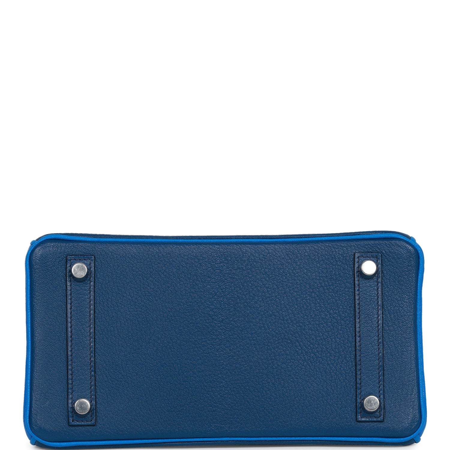 Hermes Special Order (HSS) Birkin 25 Bleu Hydra and Bleu Saphir ChÃƒÆ’Ã‚Â¨vre Brushed Palladium Hardware