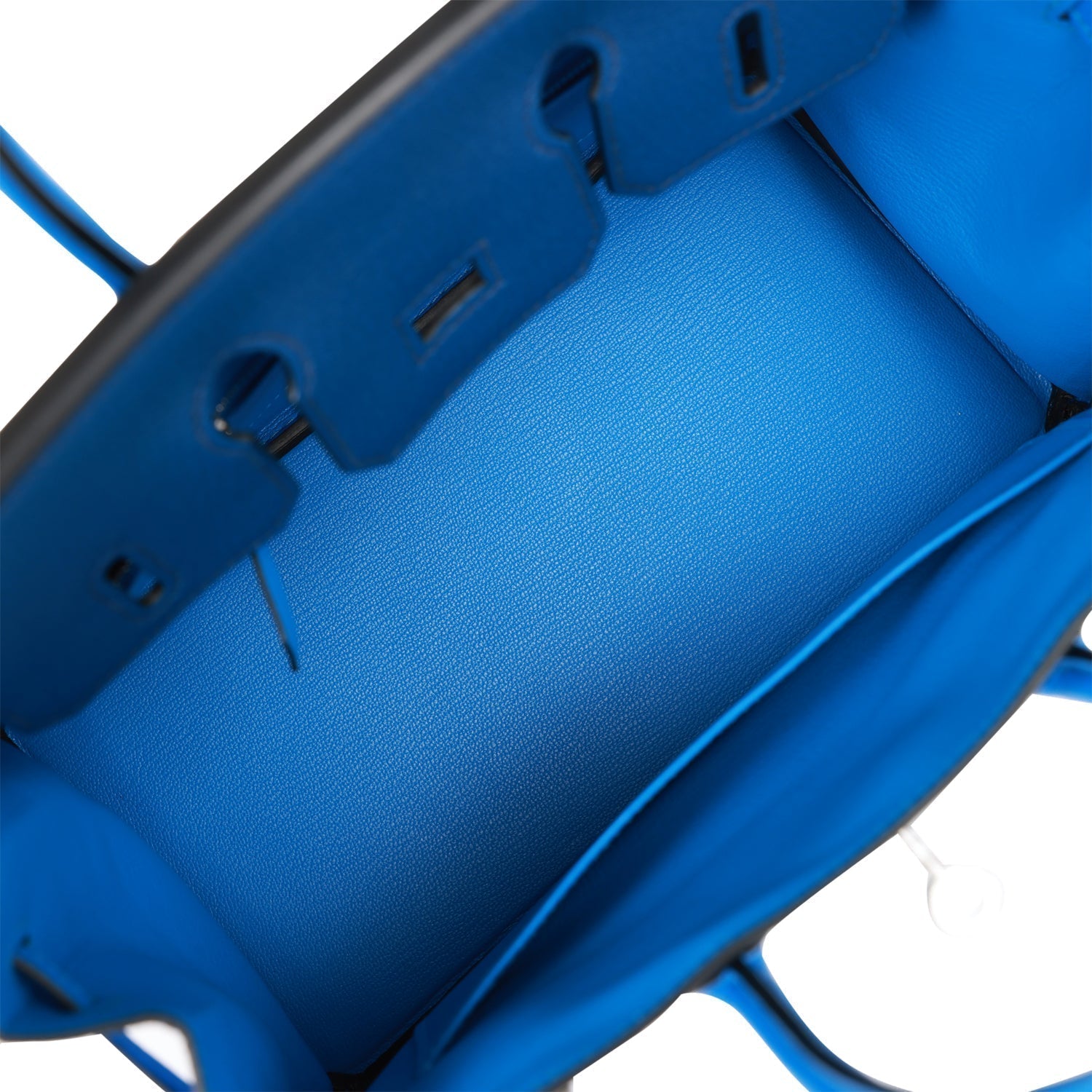 Hermes Special Order (HSS) Birkin 25 Bleu Hydra and Bleu Saphir ChÃƒÆ’Ã‚Â¨vre Brushed Palladium Hardware