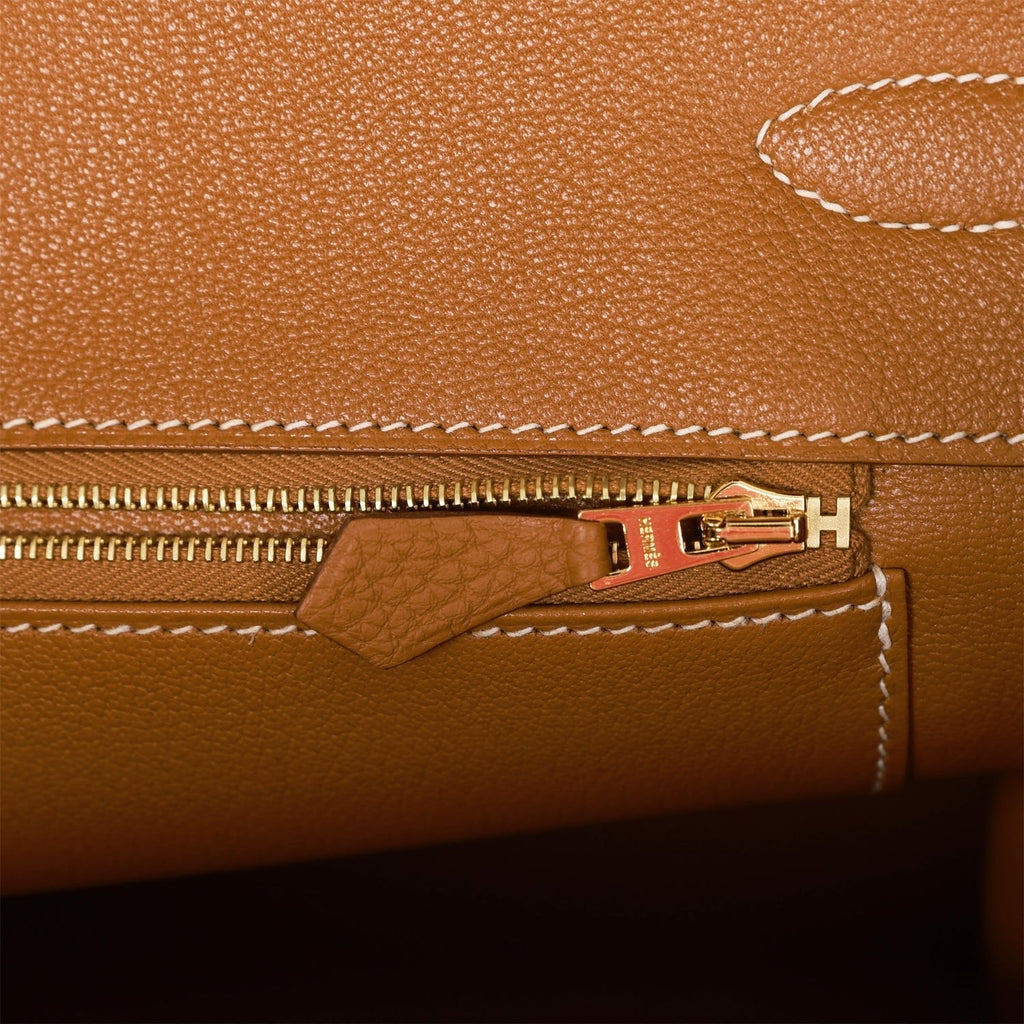 Hermes Birkin 35 Gold Togo Gold Hardware