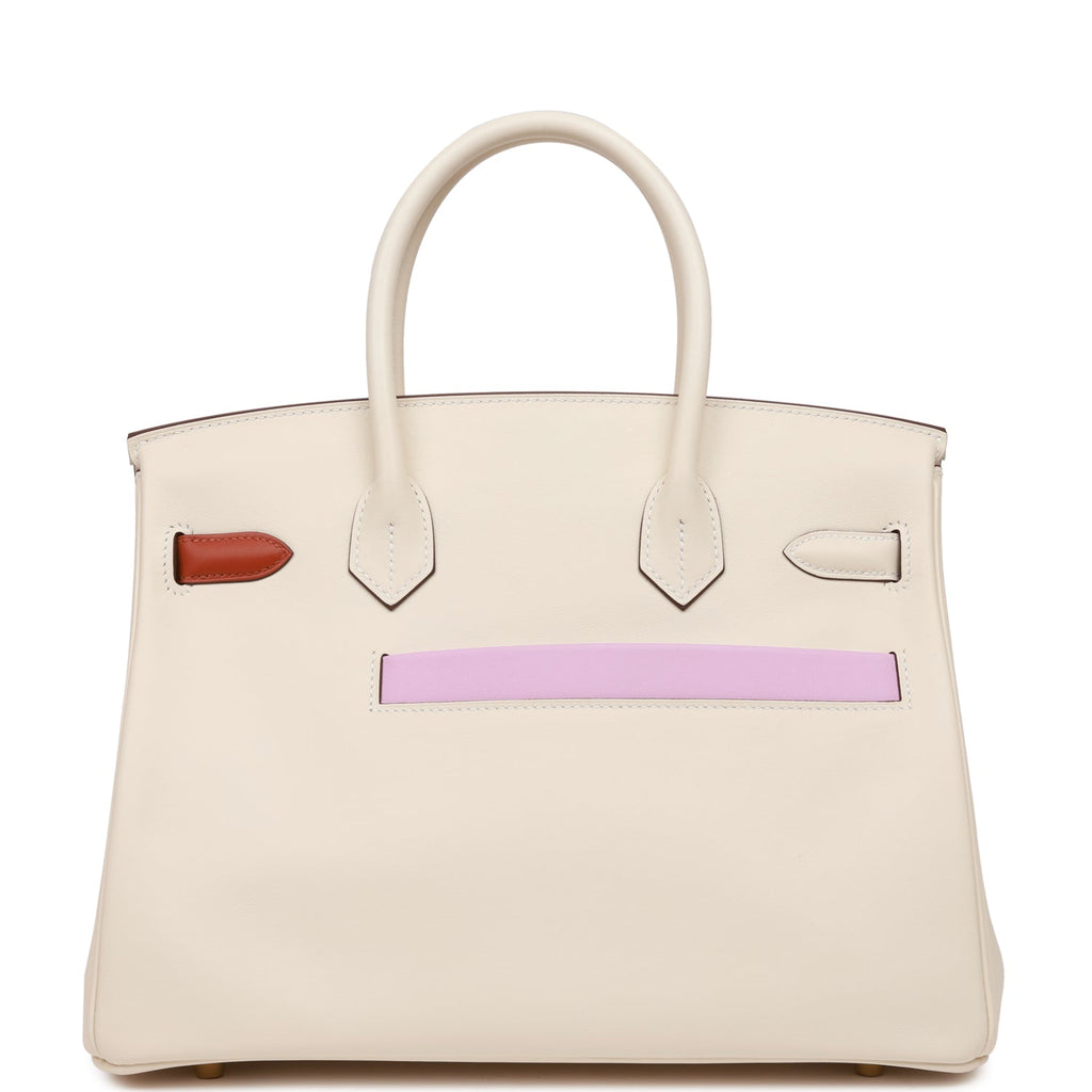 Hermes Colormatic Birkin 30 Nata, Chai and Cuivre Swift Gold Hardware-GE Part 2