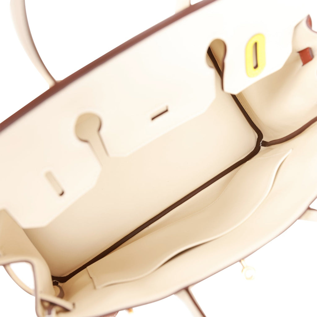 Hermes Colormatic Birkin 30 Nata, Chai and Cuivre Swift Gold Hardware-GE Part 2