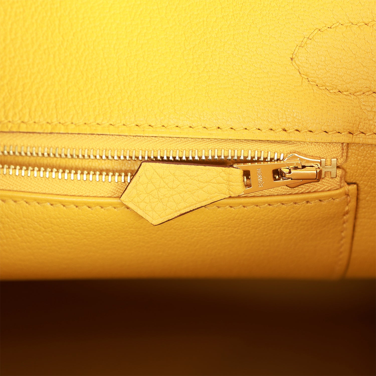 Hermes Birkin 30 Jaune Ambre Clemence Gold Hardware